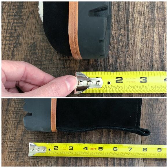 Jeffrey Campbell Combat Hiker Platform Boot Lug Sole Lace Up Sherpa Size 10 Blk - Picture 15 of 16